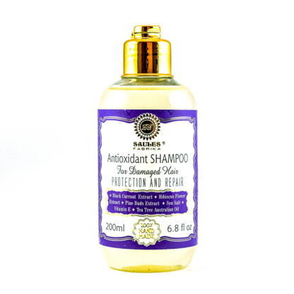 Antioxidant SHAMPOO 200ml - Protection and Repair - By Saules Fabrika