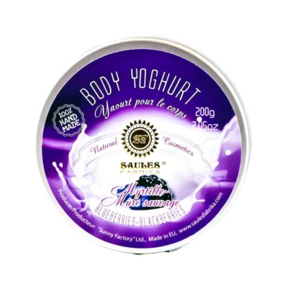 Blueberries-Blackberries Body Yoghurt - By Saules Fabrika